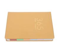 GARIOUANS Daily Study Planner Compact Agenda Book with PU Cover Thick Paper Academic Notebook for Schedule Budget Meal Planning Productivity Organizer for Students and Professionals