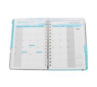 GARIOUANS Day Planner Wirebound Daily Monthly Schedule Notebook for Students Office Travelers Simple Practical Writing Diary Journal Organizer