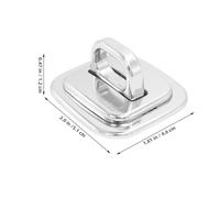 GARIOUANS Desk Mount Anchor Security Plate for Laptop Cable Lock Fixed Base Theft Protection External Security Locking Point Compatible with Multiple Models Reliable Safeguard for Data and