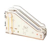 GARIOUANS DIY Electric Escalator Kit for - Educational Science Experiment Model, Mechanical Elevator Project, Wooden Structural Engineering Science for Home and Party