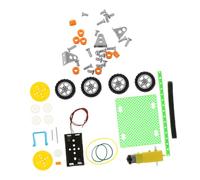GARIOUANS DIY Electric Sweeper Robot for Small Stem Educational Kit with Mechanical and Electrical Components Safe Material Enhances Hands Skills and Scientific Learning