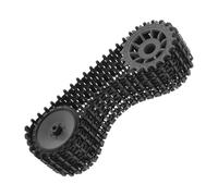 GARIOUANS DIY Rc Robot Tank Tracks with Rubber Wheels Coupler Drive for Remote Control Crawler Car Model Building Traction Replacement Parts for Robot