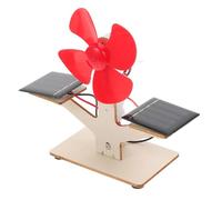 GARIOUANS DIY Solar Fan Kit Wooden Model for Educational Stem Hands Assembly Experiment Teaching for Enhancing Imagination and Motor Skills