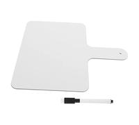 GARIOUANS Double Sided Handheld Dry Erase Paddle Board Whiteboard for Classroom Voting and Scoring Reusable Writing Surface with High Grade Material for Students and Competitions Answer