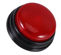 GARIOUANS Educational Quiz Buzzer Light and Sound, Red Game Answer Button for Classroom Competitions, Family Party Game Buzzer to Reaction and Thinking Speed
