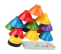 GARIOUANS Educational Stacking Cups Color Cognition Matching Game for Safe Smooth Surface Interaction Play