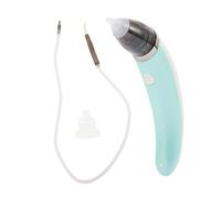 GARIOUANS Electric Baby Nose Cleaner and Earwax Aspirator for Newborns, Green, Safe Nasal Aspirator Mucus Removal Function, Suitable for Infant Nasal Hygiene
