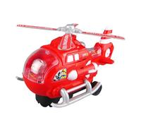 GARIOUANS Electric Cartoon Helicopter for Musical Glowing Helicopter with Sliding Motion Safe Fall-resistant Design Birthday for Boys