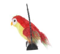 GARIOUANS Electric Talking Parrot for Red Hanging Decoration Early Educational Recordable Mimicry Pet Without Battery Interactive Learning Over Years