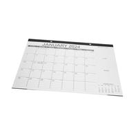 GARIOUANS English Wall Calendar Hanging Monthly Planner with Tear Off Pages Lightweight Sturdy Paper for Office and Home Classic Black Design with Memo Space