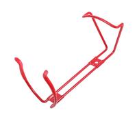GARIOUANS Fire Extinguisher Wall Mount Bracket, Iron Fire Extinguisher Storage Bracket for 2kg Bottles, Red Wall Mount Design, Suitable for Boats and Office Safety