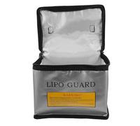 GARIOUANS Fireproof Lithium Battery Storage Bag Small Explosion-proof Safety Pouch for Remote Control Cars and Drones Silver Battery Protection Case for Home and Travel