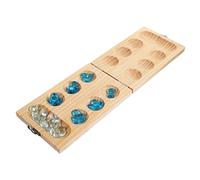 GARIOUANS Foldable Mancala Chess Board Game for Educational Family Board Games with Smooth Surface Sturdy Materials Portable Interactive Plaything for Memory and Cognitive Random Color