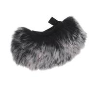 GARIOUANS Furry Microphone Windshield Cover for Smartphones Soft High-density Windproof Noise Reduction Mic Windscreen Fit for Outdoor Live Streaming Vlogging Portable Compact Design