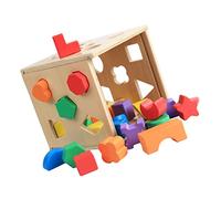 GARIOUANS Geometric Shape Sorting Educational Blocks for Creative Wisdom Plaything to Develop Observation Color Recognition and Hands Skills