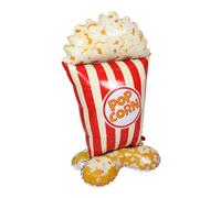 GARIOUANS Giant Standing Popcorn Balloon Reusable Movie Night Photo Prop Party Decorations Carnival Halloween Christmas Backdrop