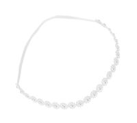 GARIOUANS Girl Headbands Elastic Pearl Beaded Hairband Soft Adjustable Hair Accessories for Photoshoots and Everyday Comfort