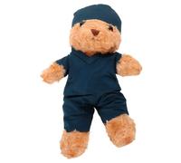 GARIOUANS Graduation Plush Nurse Bear Soft Stuffed Animal with Scrub Outfit for Medical Students Travel Companion and Meaningful Graduation Gift