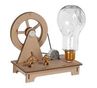 GARIOUANS Hand Crank Generator DIY Kit for Scientific Experiments Educational Model Enhances Skills and Mechanical Learning Safe Materials