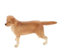 GARIOUANS Hand Painted Realistic Labrador Dog Figurine Miniature Puppy Model for Educational Pet Decor with Safe Materials Birthday Gift and Cake Topper