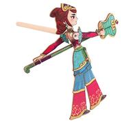 GARIOUANS Handmade Chinese Shadow Traditional Dance Prop for Educational Play DIY Shadow Kit Meticulously Crafted with Fine Workmanship for Puppet Show Theatre and Cultural Understanding