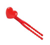 GARIOUANS Heart Shaped Snow Ball Maker Clip Large Red Winter Outdoor for Creative Mold Tool for Quick Making Keeps Hands Clean and Warm Compact and Easy to Store