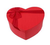 GARIOUANS Heart Shaped Valentine Box Medium Red with Lid for Chocolates and Flowers, Empty Packaging Box for Valentine’S Day Candy and Floral Presents