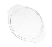 GARIOUANS Heat-resistant Glass Microwave Lid Clear Splatter Guard Food Cover for Oven Steamer Dish Heating Versatile Kitchen Accessory for Clean Microwave Use