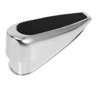GARIOUANS Heavy Duty Adjustable Spring Silver Rubber Door Stopper Wedge for Floor Protection and Door Collision Prevention -, Suitable for Home and Office Use