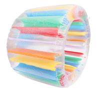 GARIOUANS Inflatable Colorful Water Wheel Roller Heavy Duty PVC Floating Crawling Roller for Swimming Pool and Grass Play Quick Inflate Deflate Safe Float for Summer Pool Parties and Outdoor