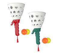 GARIOUANS Interactive Two Person Pop Pass Catch Balls for Catching Cup Parent Outdoor Game for Skill Development and Fun Family Play