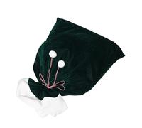 GARIOUANS Large Drawstring Gift Bag for Christmas Presents Reusable Holiday Treat Sack with Festive Santa Design Easy Secure Closure for Party Favors and Gift Wrapping