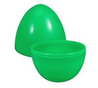 GARIOUANS Large Green Fillable Plastic Easter Egg Storage Holder 30x20cm Jumbo Faux Egg Decoration Party Supplies and Crafts