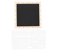 GARIOUANS LED Light Message Board with Wooden Letters Reusable Felt Letter Board for Home Shop Bakery Milk Tea Store Standing Design Easy to Clean and Practical Display Sign