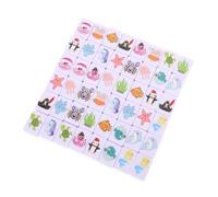 GARIOUANS Mahjong Tiles Animal Pattern Mahjongg Holiday Present for Players Portable Mahjong Tile Game Family Party Christmas Year