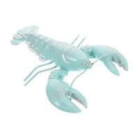 GARIOUANS Mediterranean Resin Lobster Model Coastal Decor Animal Figure for Home Office Enthusiasts Unique Simulation Lobster Table Ornament