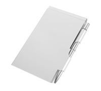 GARIOUANS Metal Notepad with Pen Portable Aluminum Journal Case Tear-off Notes for Office School Home Use Convenient To-do List Notebook for Students and Staff