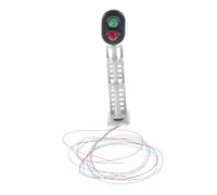 GARIOUANS Mini Railroad Signal Lamp Model for Sand Table Decoration Compact Train Signal Light for Doll House and Miniature Railway Scene Easy to Install and Portable Craft Accessory for