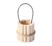 GARIOUANS Mini Wooden Bucket Model for Dollhouse Decoration Realistic Craft Pail for Micro Landscape Accessory to Enhance Imagination and Creativity Small House Ornament