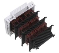 GARIOUANS Miniature Chinese Pavilion Model with Three Layers Detailed Ancient Architecture Ornament for Fish Tank Desktop Zen Garden Cultural Decor for Home and Office