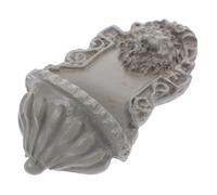 GARIOUANS Miniature Resin Lion Head Wall Decor Fountain Outdoor Garden Ornament for Dollhouse Craft for DIY Micro Landscape and Vintage Mini Furniture Decoration