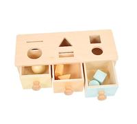 GARIOUANS Montessori Object Permanence Box Wooden Educational for Cognitive Development Smooth Safe Drawer Puzzle Early Learning Teaching Aid