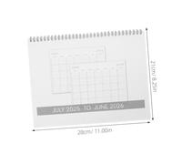 GARIOUANS Monthly Flip Calendar with Spiral Binding Writable Planner From July to June Extended Coverage Schedule Calendar for Office Home and School Planning