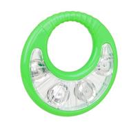 GARIOUANS Musical Percussion Hand Drum with Bell Lightweight Plastic Plaything Bright Design with Comfortable Grip for Early Music Learning and Sensory Development