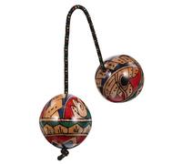 GARIOUANS One Handed Hand Painted Rhythm Ball for Drummers Ergonomic Comfortable Percussion Instrument Suitable for Guitar Violin Ukulele Music Practice and Bands Gift
