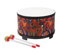 GARIOUANS Orff Childhood Drum with Mallets Percussion Instrument for Educational Musical Safe Material Festival