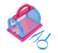 GARIOUANS Outdoor Insect Observation Cage with Magnifier and Tweezers Multi-purpose Viewing Box for Science Exploration and Breeding Portable Biology Learning Tool