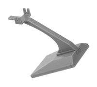 GARIOUANS Plastic Aircraft Model Display Stand for Desk Minimalist Grey Desktop Holder for Plane Models Protective Base Display Tool and Collectibles