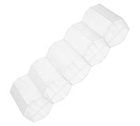 GARIOUANS Poker Chip Holder Case 100 Pieces Multi-use Poker Chip Storage Box with 5 Compartments for Home and Tournament Use