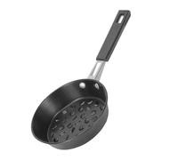 GARIOUANS Portable Charcoal Iron Pot Barbecue Burner Stove with Heat Resistant Handle Compact Camping Fire Pit for Outdoor Cooking and Bbq Use